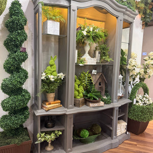72" Artificial American Boxwood Spiral Top Bush | UV Proof & Potted