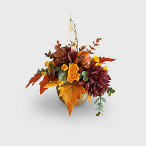 9.5" Maple Lane Designer Arrangement | Fall Table Decor