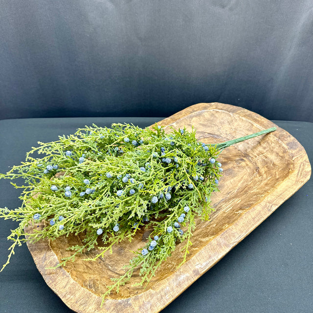 21.5" Blue Juniper Spray