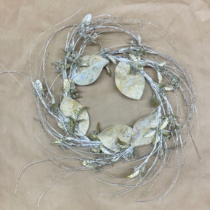 22" Birch Magnolia Wreath