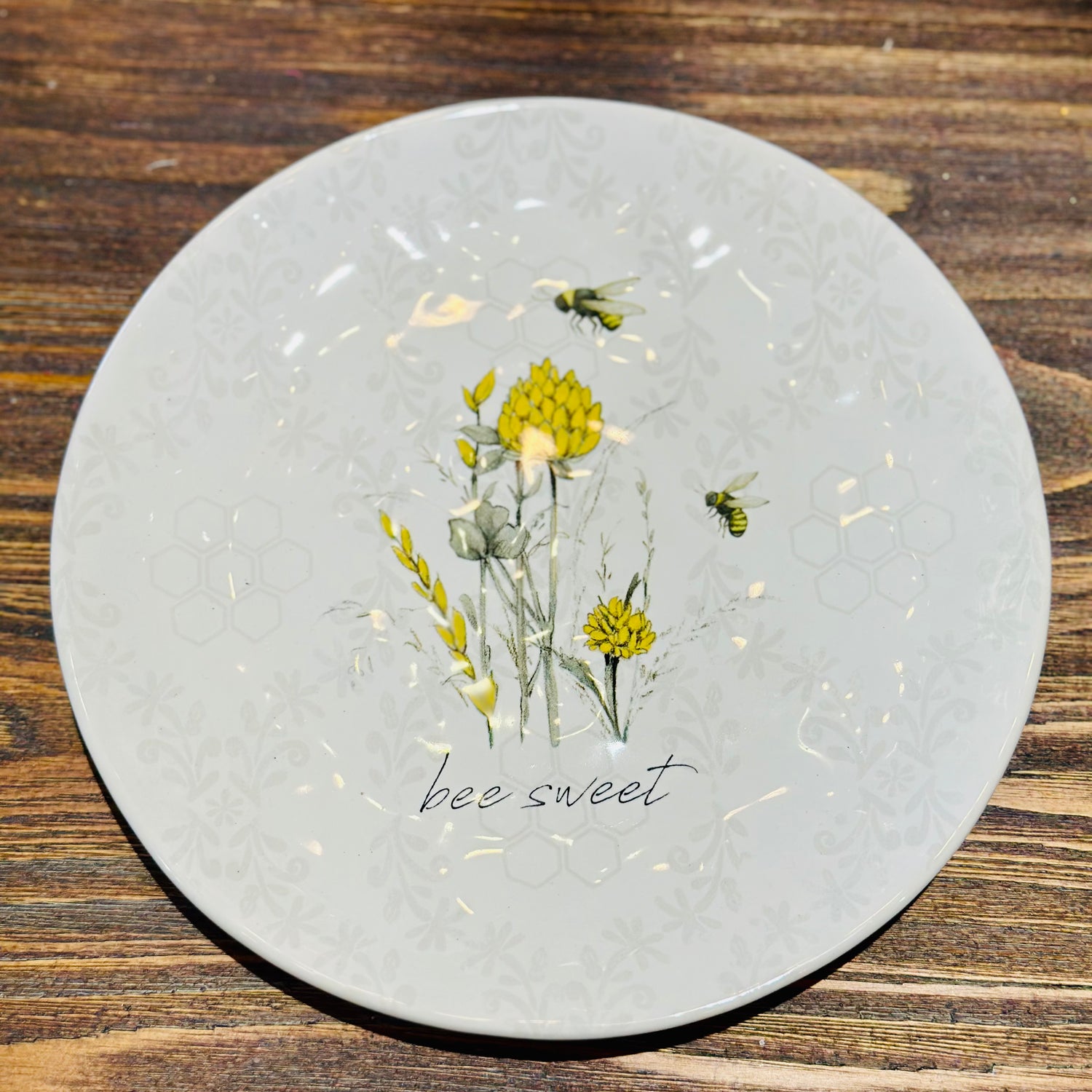 9" Bee Sweet Salad Plate