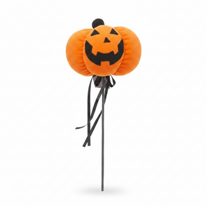 15" Jack-O-Lantern Pick with Bow