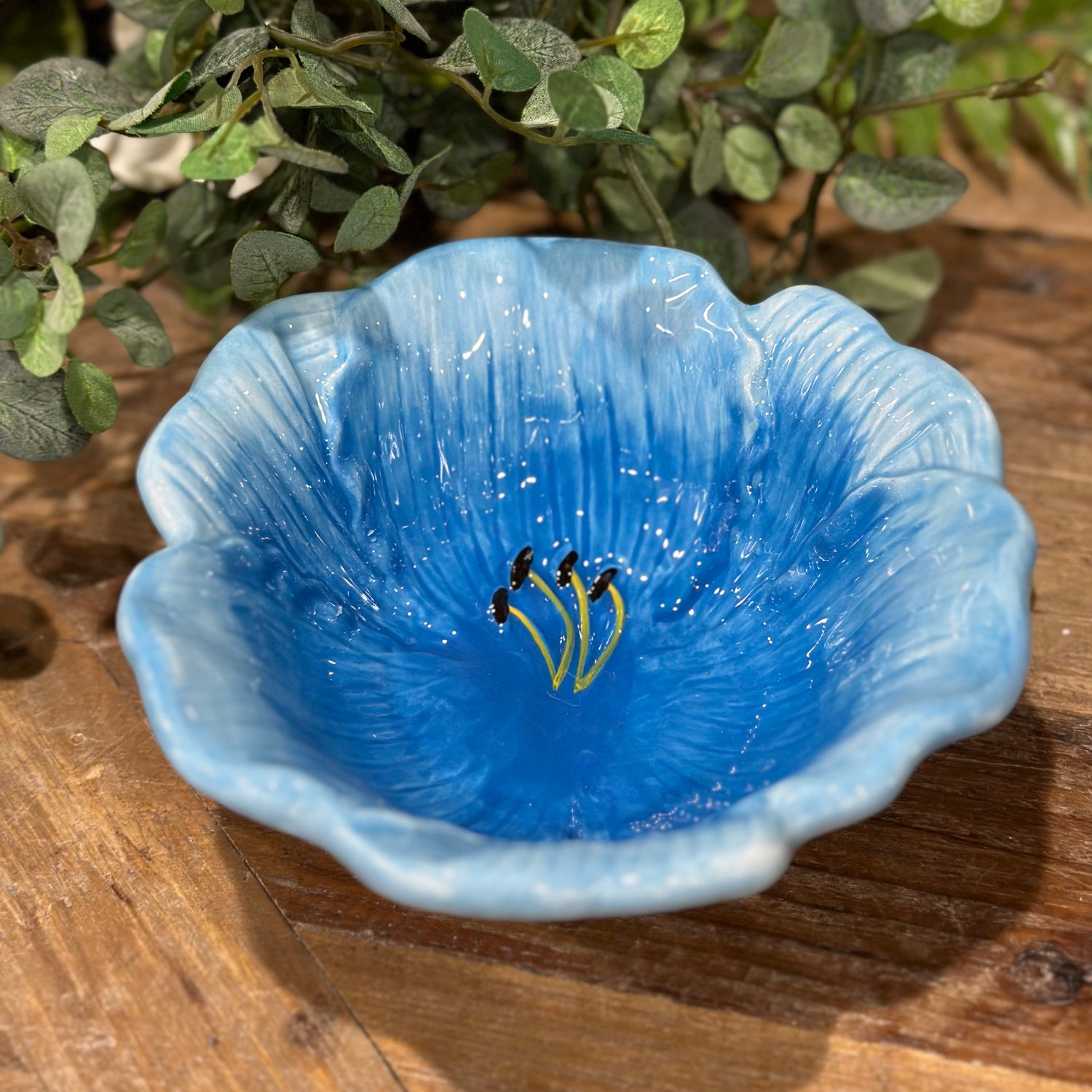 6" Botanical Flora 3-D Ice Cream Bowl