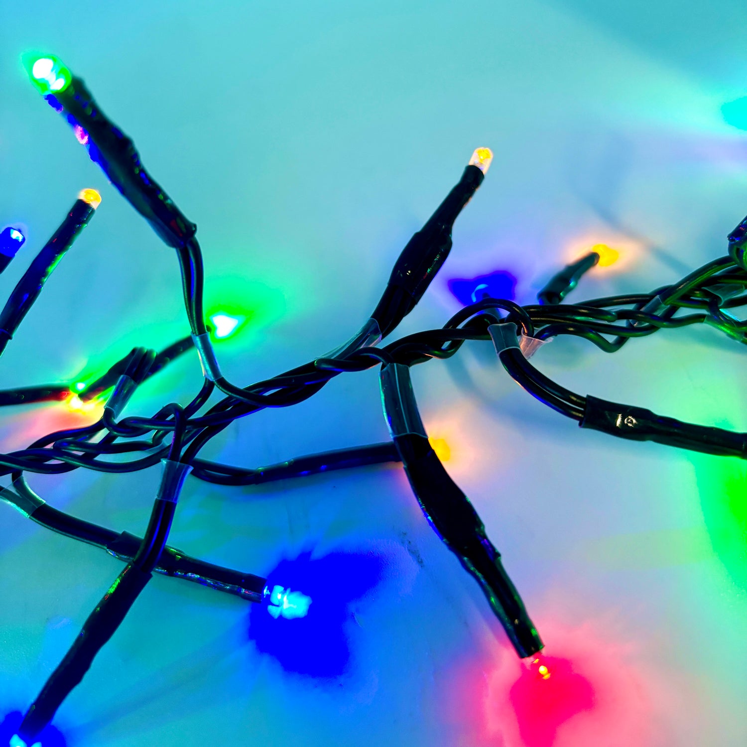 LED cluster lights us 8 function twinkle effect outdoor Multi