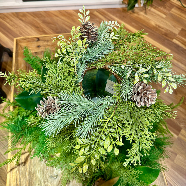 3" Mix Norfolk | Cedar |Pine Candle Ring