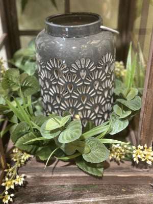 6" Berry Candle Ring Cream
