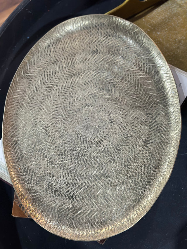 14.5" Gold Tray