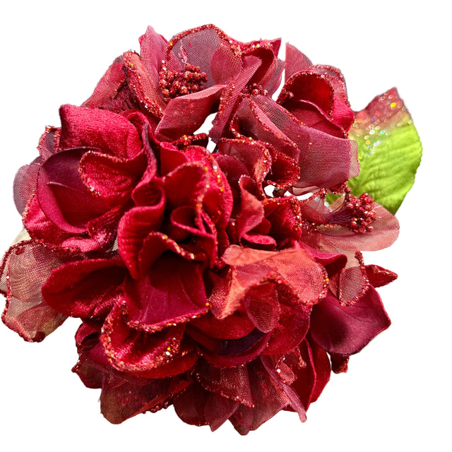29" Red Velvet Hydrangea Stem