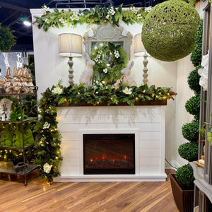9' Magnolia Manor Garland