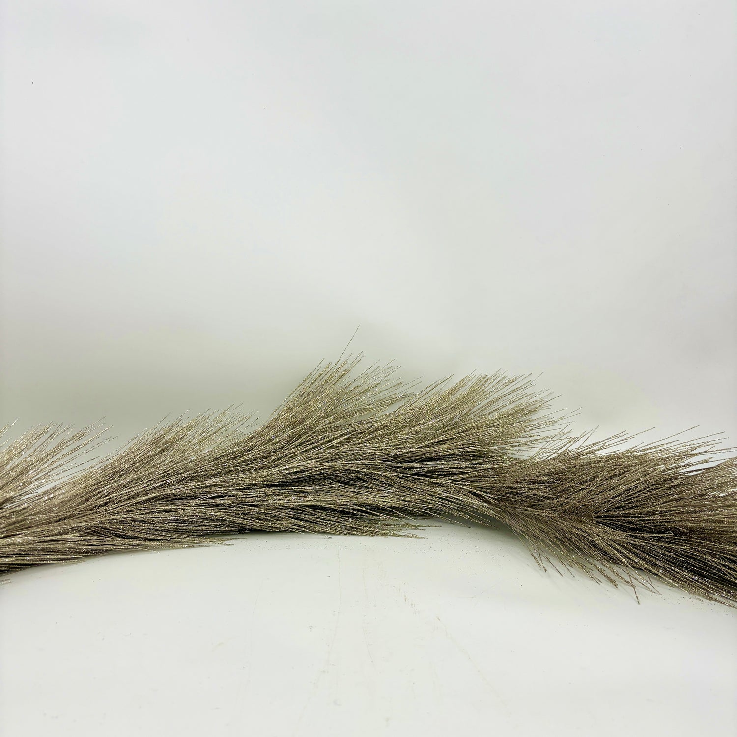 6' Champagne Metallic Pine Needle Garland