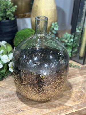 14” Vase Glass Dot