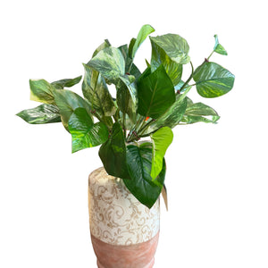 16" Pothos Bush | Green & Yellow | UV Protected