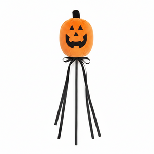 15" Jack-O-Lantern Pick with Bow