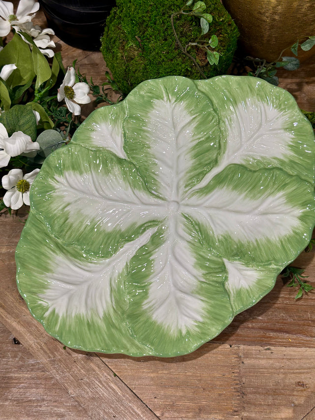 15.5" English Garden 3D Oval Platter