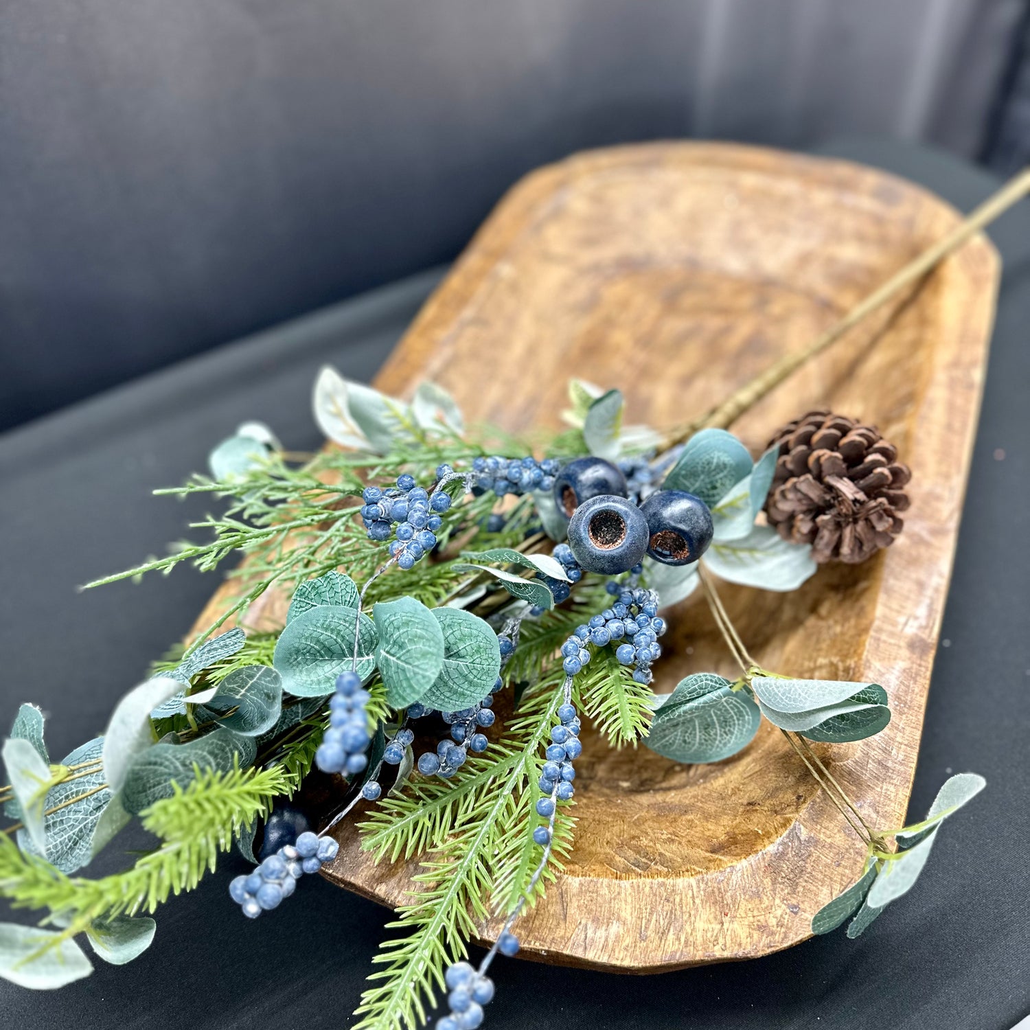 Blueberry/Pod Eucalyptus Cedar and Pine Decor