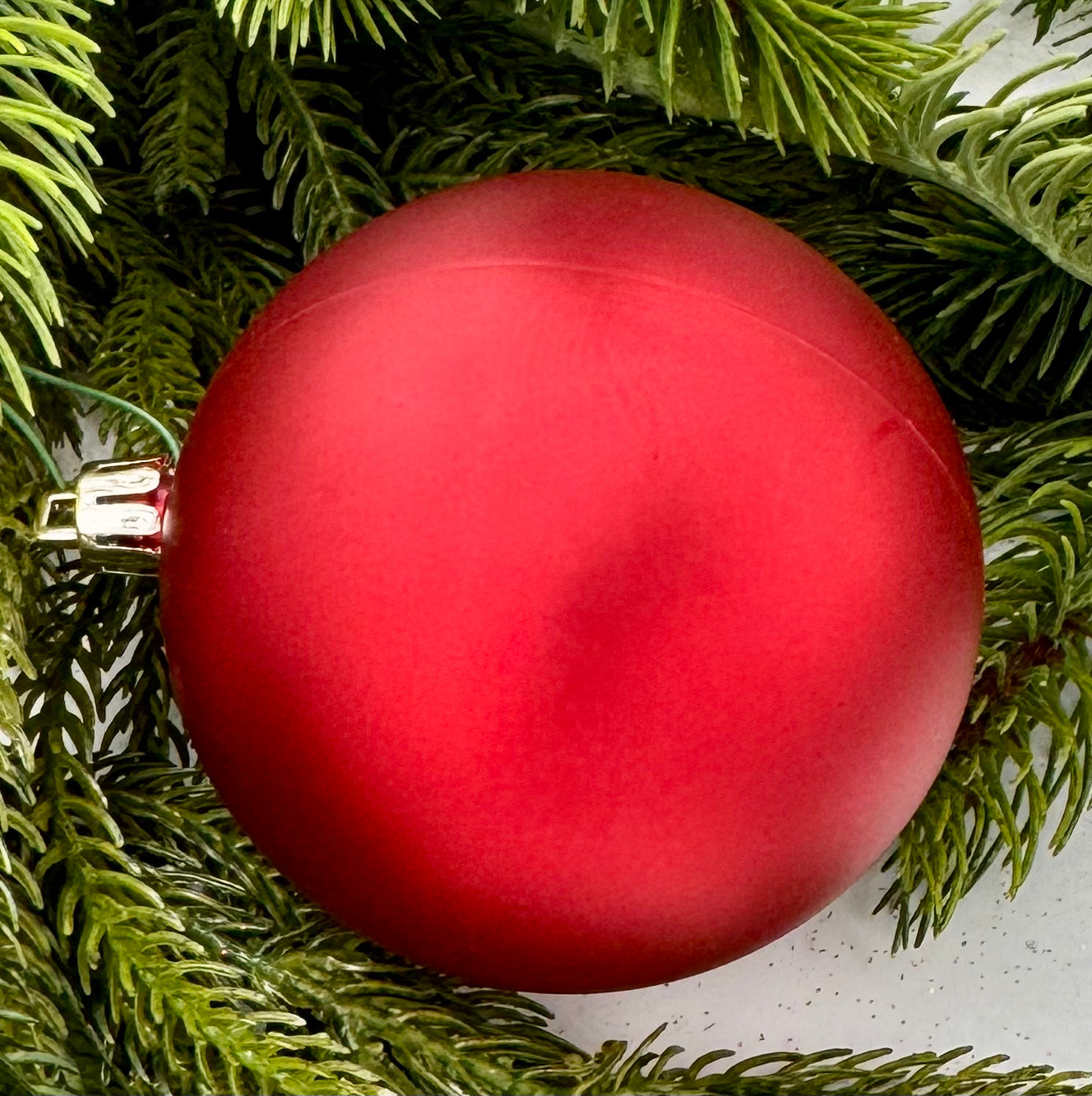 3" Red Matte Ball UV