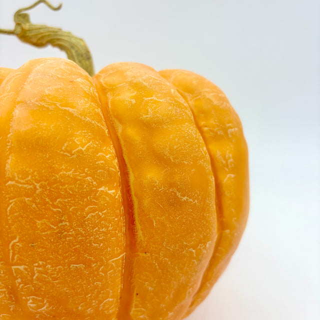 6.5"/7" Soft Touch Weathered Pumpkins | Available in Butternut & Orange