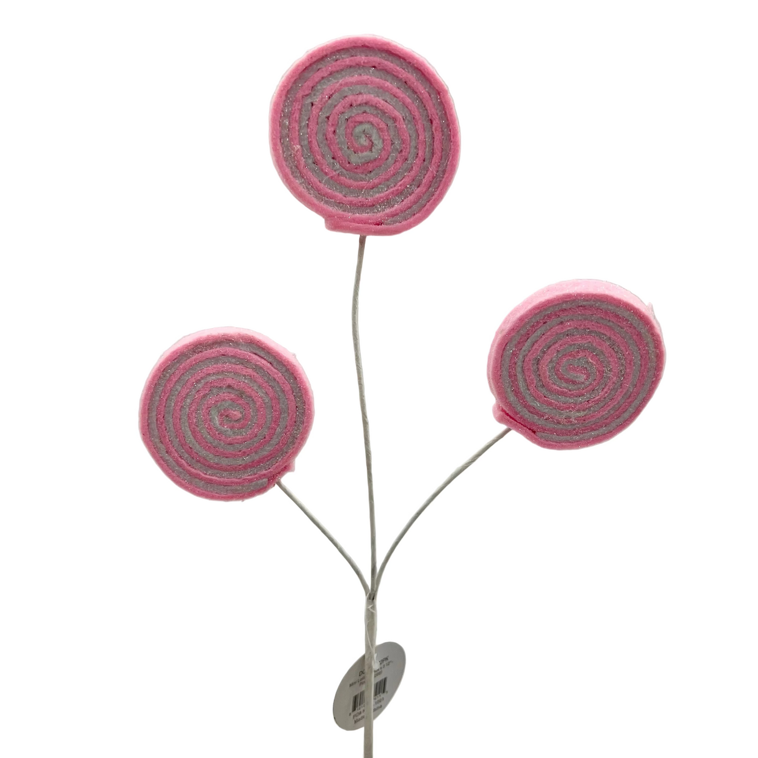 12" Pink Mini Lollipop Pick