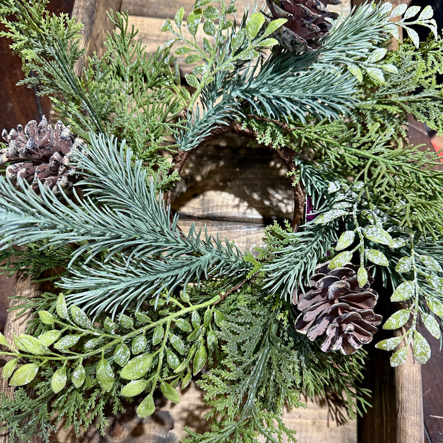 3" Mix Norfolk | Cedar |Pine Candle Ring