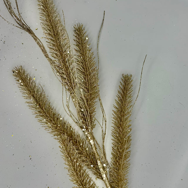 30" Wheat Glitter Spray