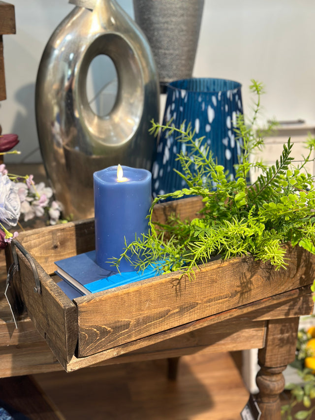 22" Medium Wood Tray