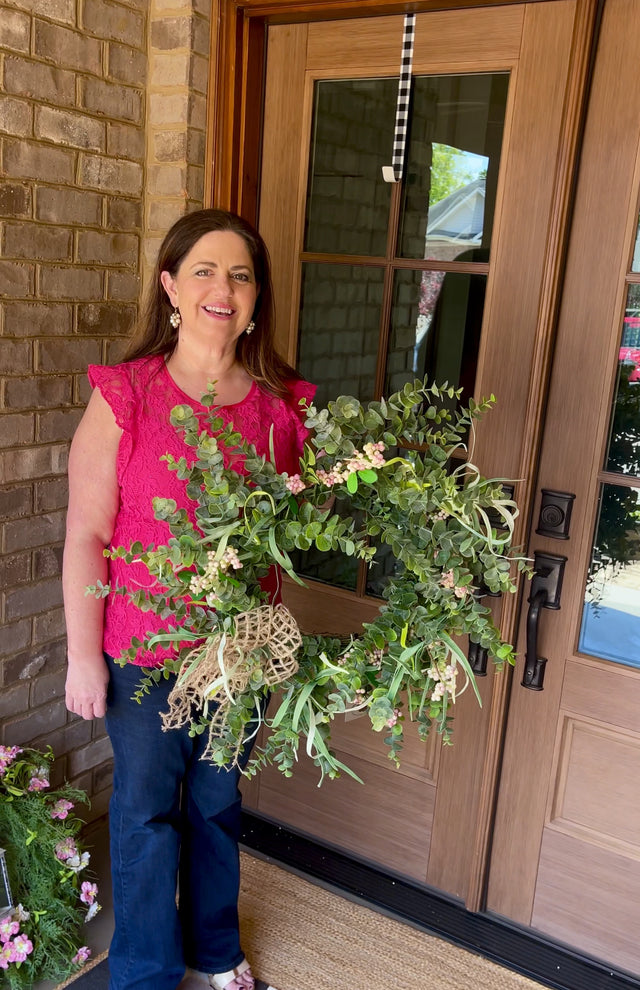 “Country Road” Designer Wreath 26"