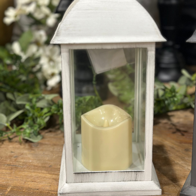 12" LED Lantern Plastic Steady Indoor