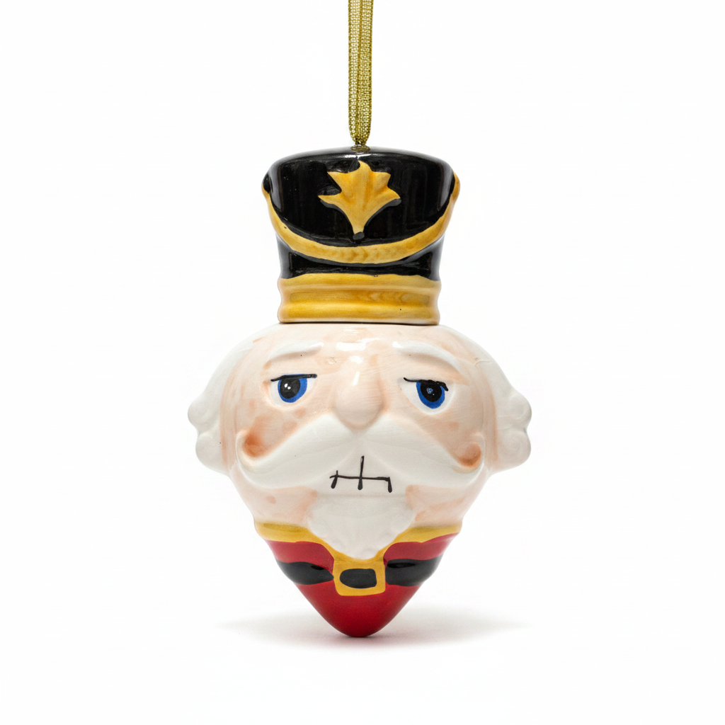 5.8" Resin Soldier Nutcracker Head Ornament