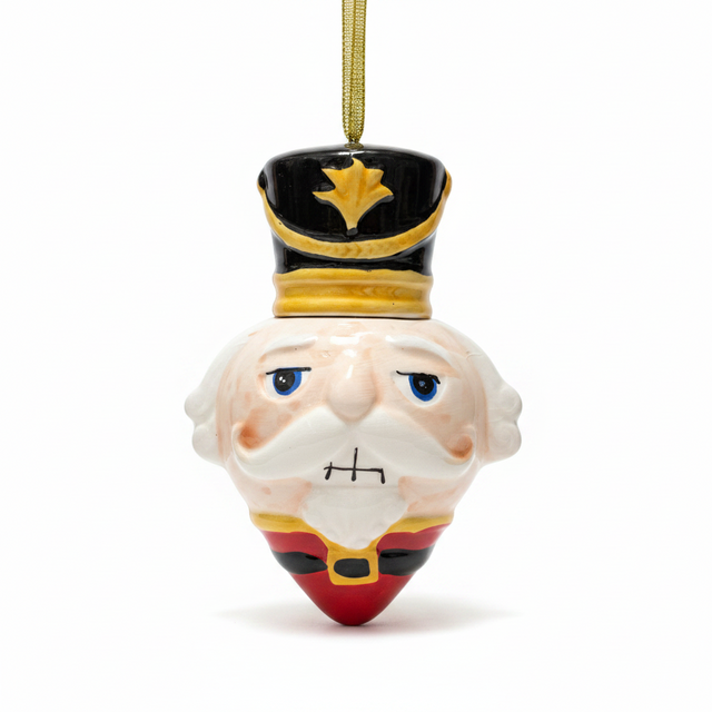 5.8" Resin Soldier Nutcracker Head Ornament