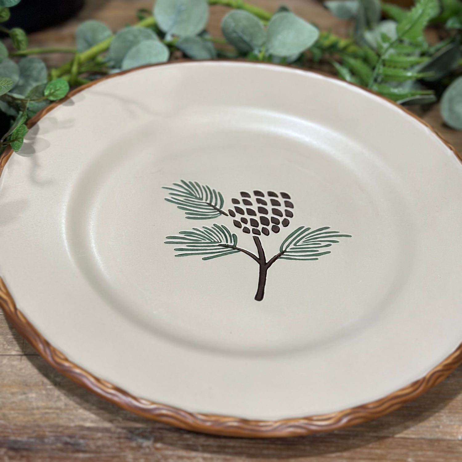 10.5” Pinecroft Dinner Plate