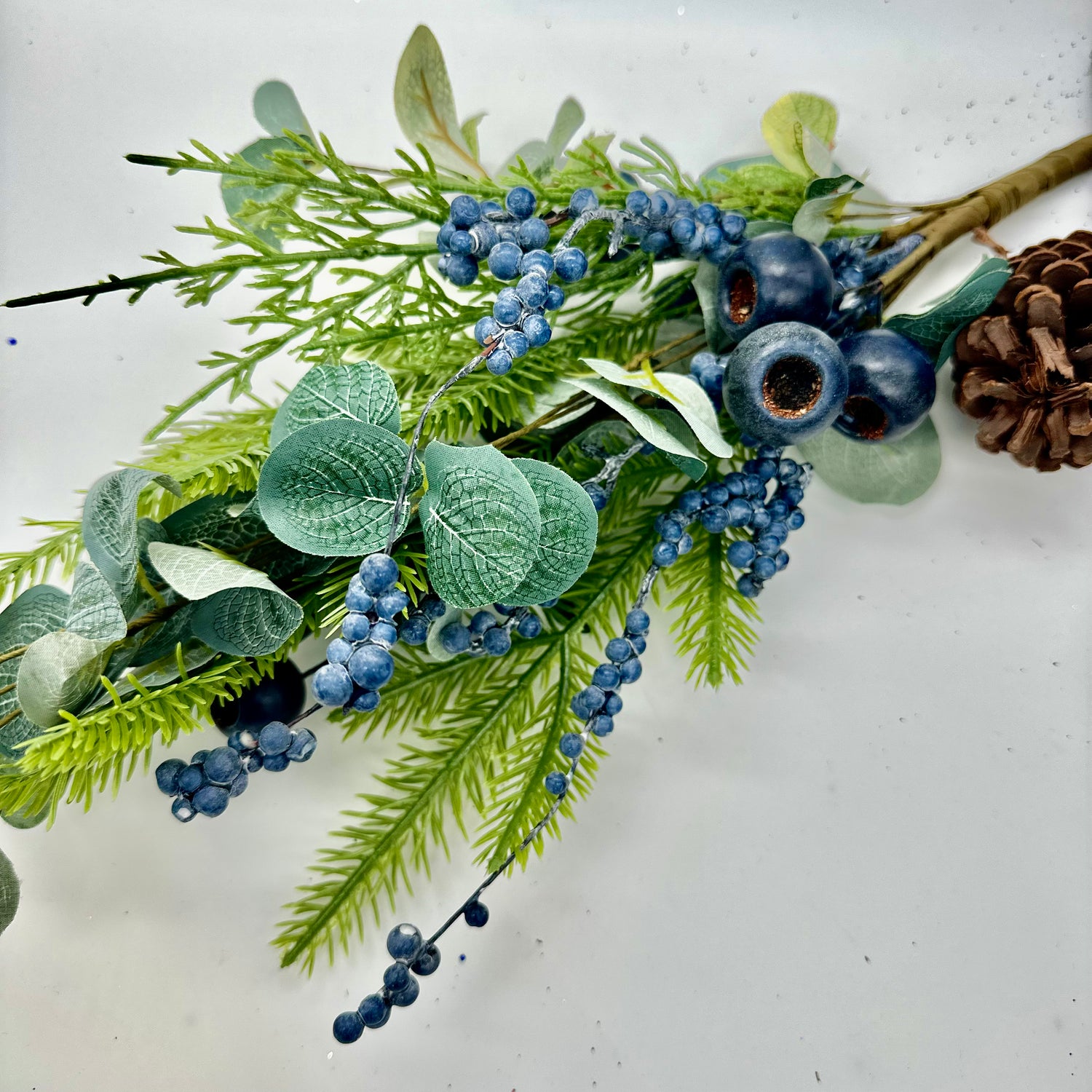 Blueberry/Pod Eucalyptus Cedar and Pine Decor