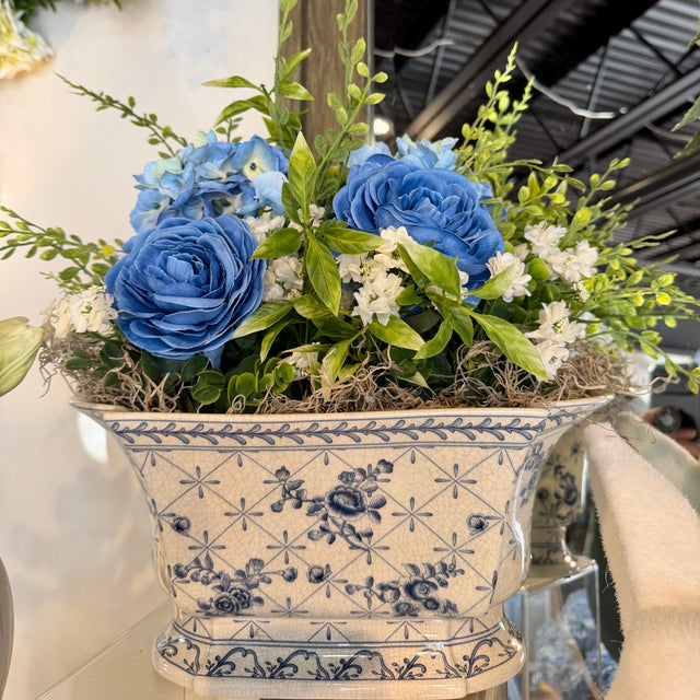 20” “Blue & Bright Blessings" Custom Designer Arrangement