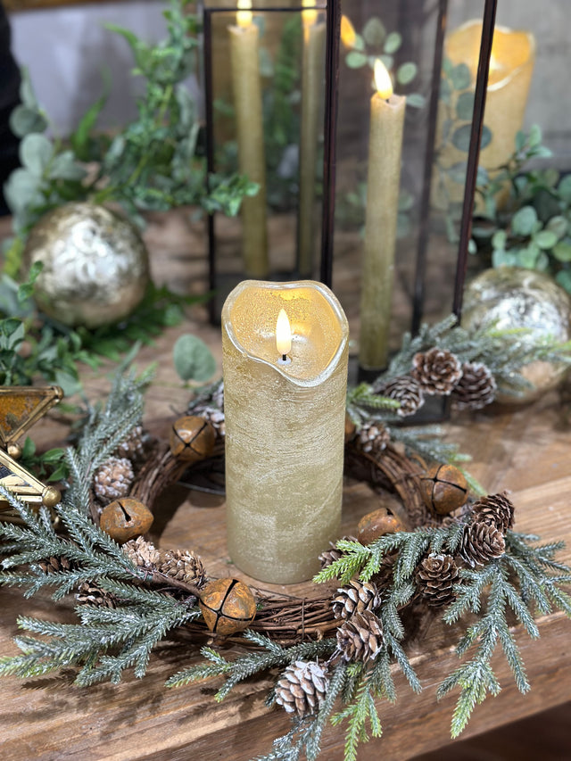 Small Pine Wreath/ Candle Ring 12"