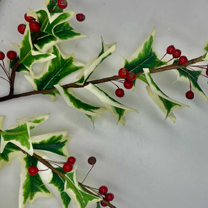 30" Fresh Cut Holly Spray
