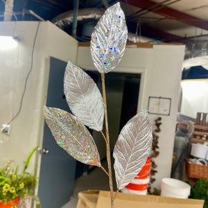 Metallic Magnolia Leaves