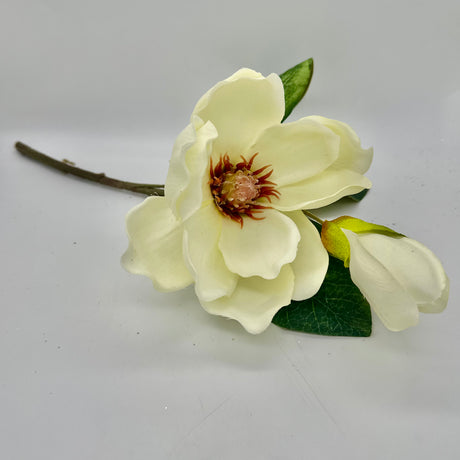 Cream/White Magnolia & Bud Pick, additional view