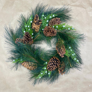 24" Sugar Pine Wreath