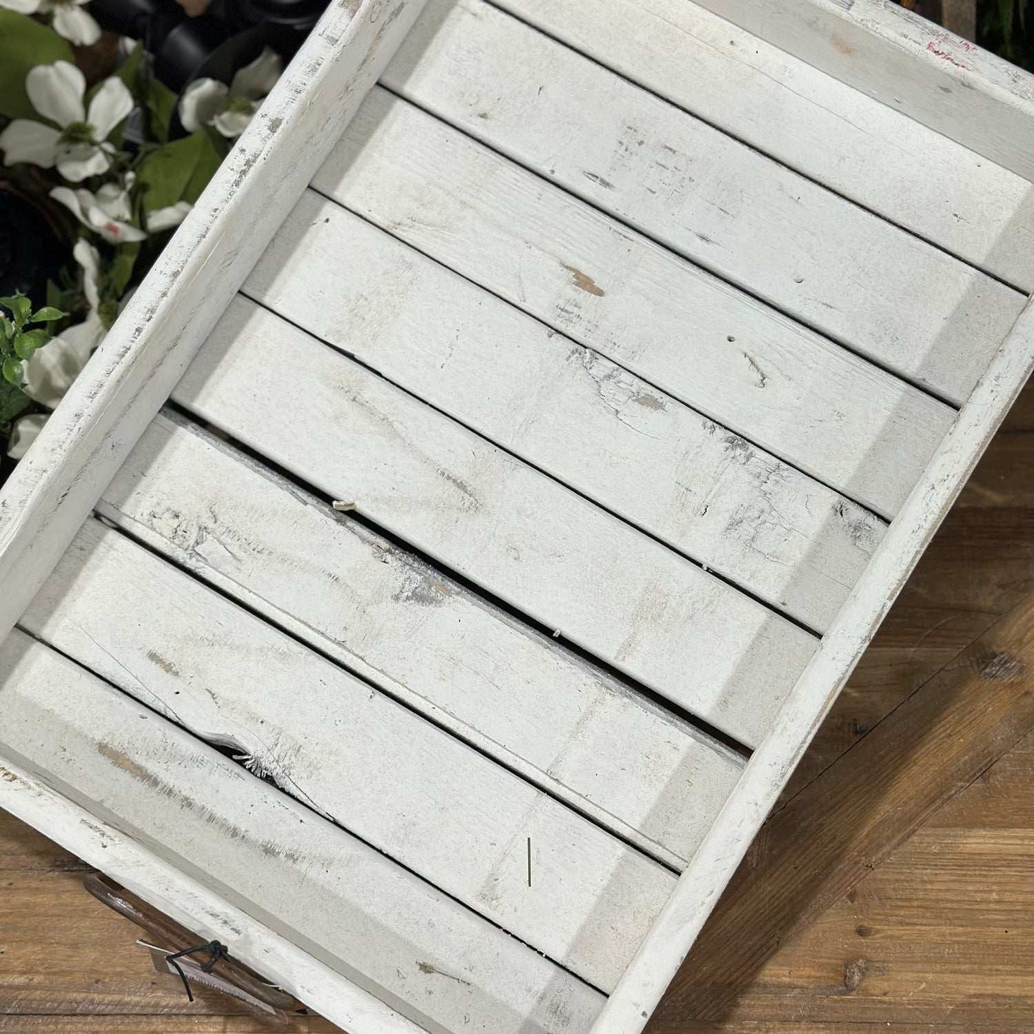 19.5" Large Walnut Wood Tray