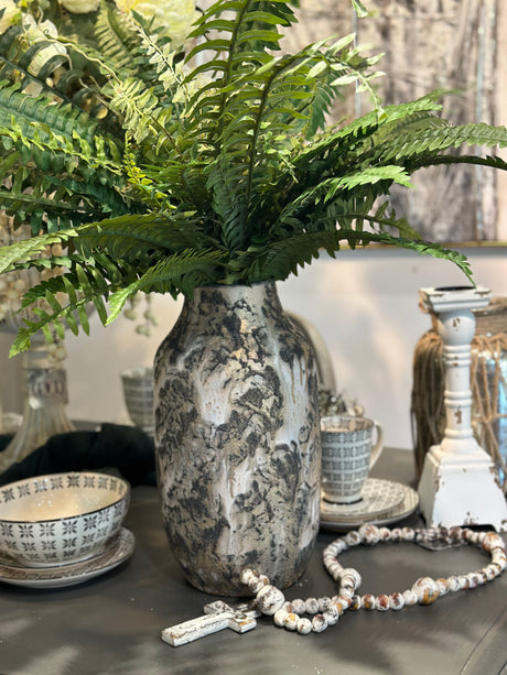 16 inch Dark Gold Jarra Vase