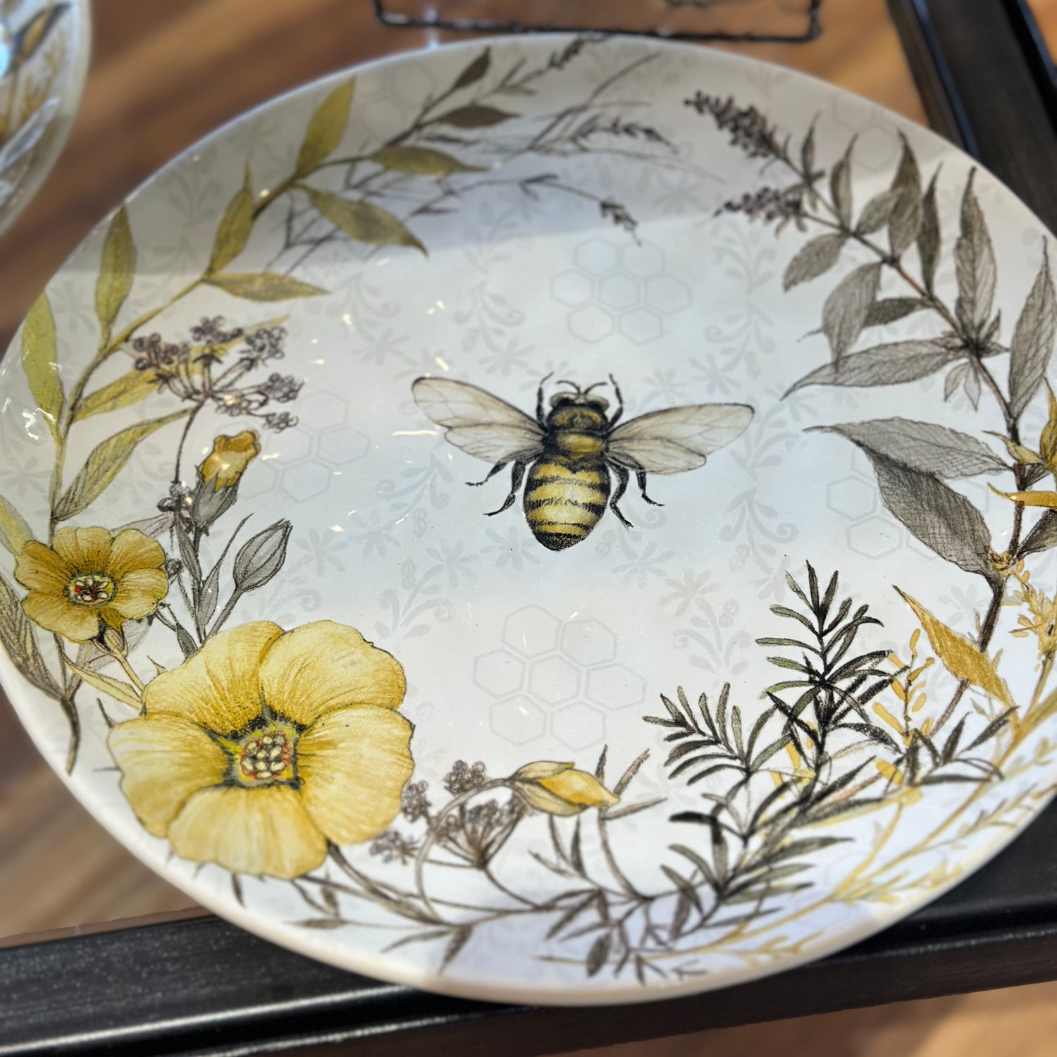 11" Bee Sweet Dinner Plate