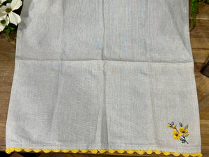 “Sweet Home” Embroidered Napkin
