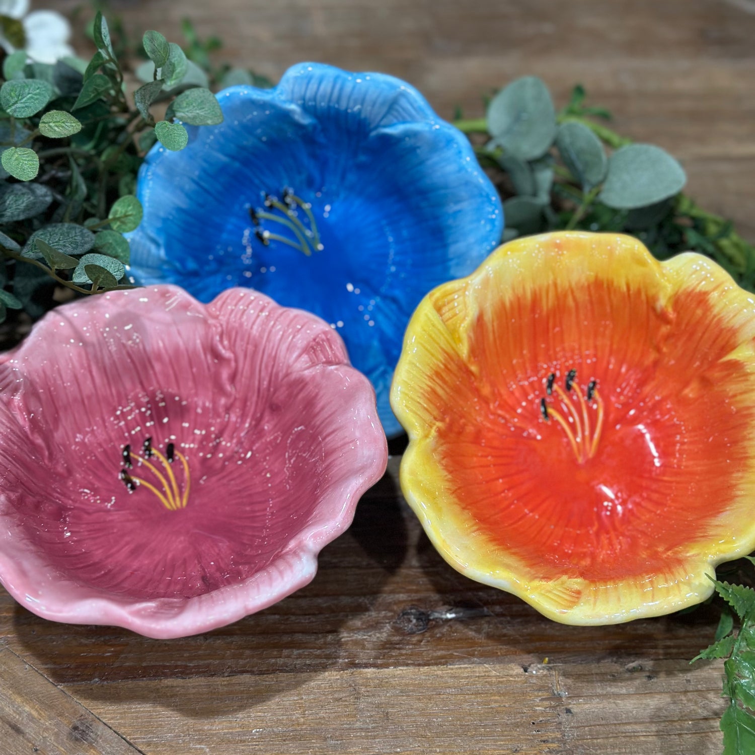6" Botanical Flora 3-D Ice Cream Bowl