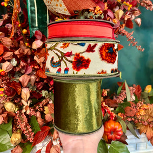 Designer Ribbon Bundle, Highgrove Floral