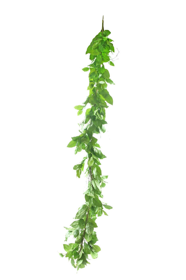 75" Lemon Leave Garland