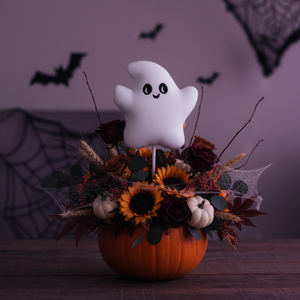 20" Velvet Ghost Pick | Black & White