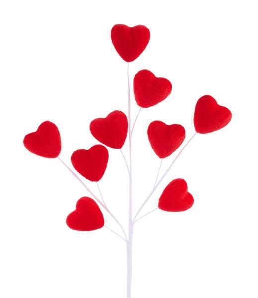 20.5" Velvet Heart Spray