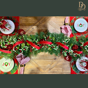 54" "Home for the Holly Days" Designer Christmas Garland