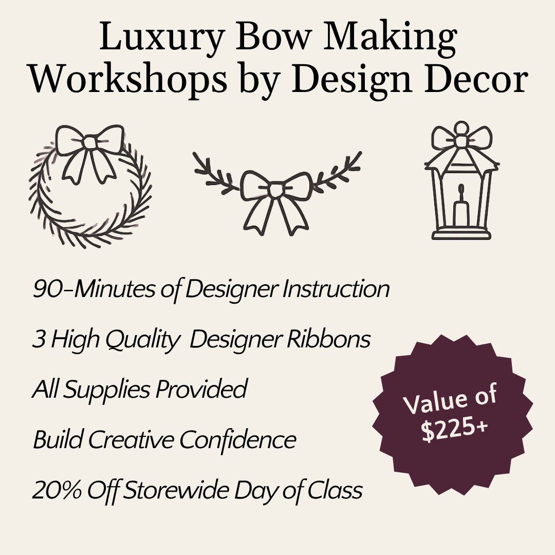 Luxury Bow Making Workshop for Beginners | May 6