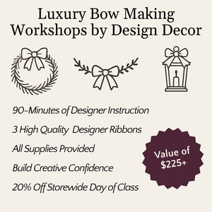 Luxury Bow Making Workshop for Beginners | May 6