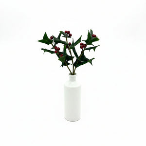 12" Fresh Cut Holly Sprig Bundle